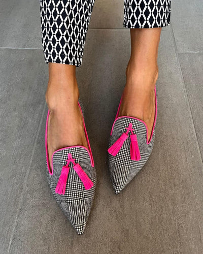 Ellaine | Fluo tassel loafers