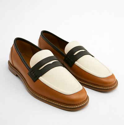 Emily | Black loafers, colourful details